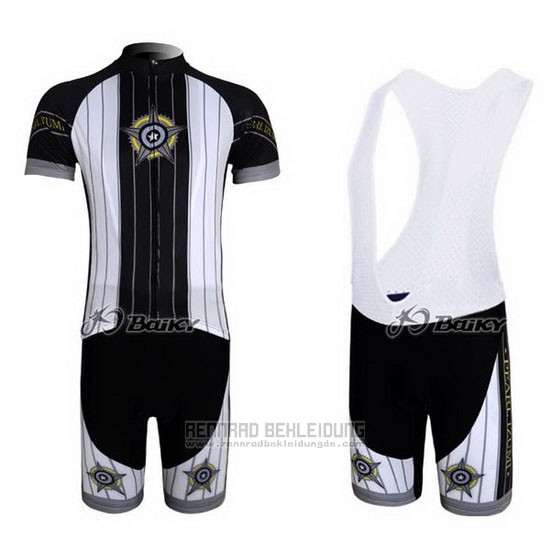 2010 Fahrradbekleidung Pearl Izumi Shwarz und Wei Trikot Kurzarm und Tragerhose - zum Schließen ins Bild klicken